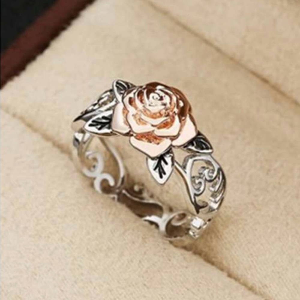 Antique rose ring